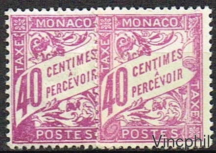 Taxe n° 25 ** Coin inférieur gauche obstrué
