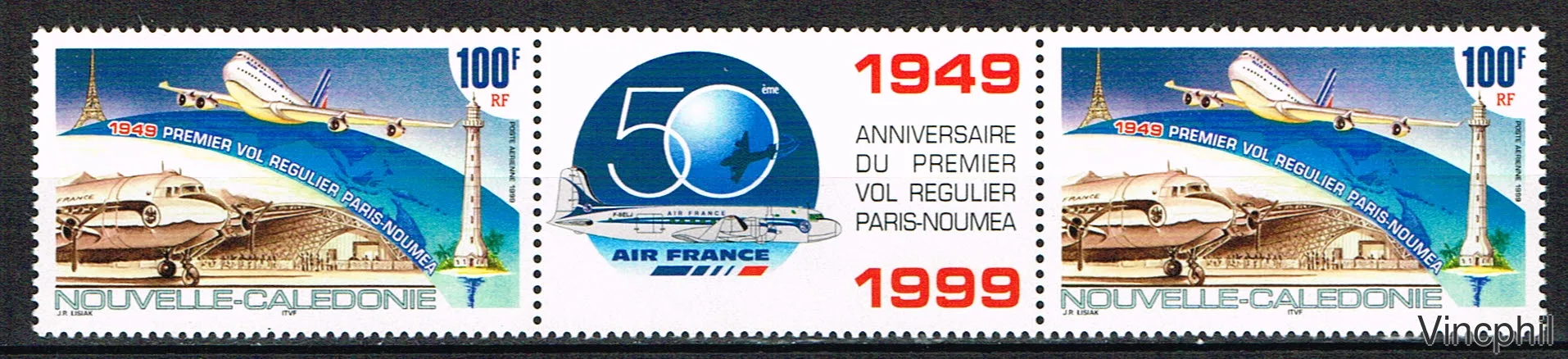 PA 347 A ** Vol Paris Nouméa