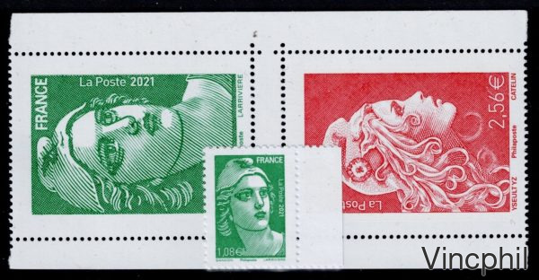 5496/5498 ** Marianne de Gandon du carnet 1528