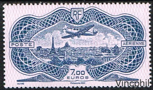 PA  92A ** Burelé timbre de l'affiche