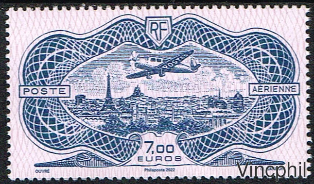PA 92A ** Burelé timbre de l'affiche