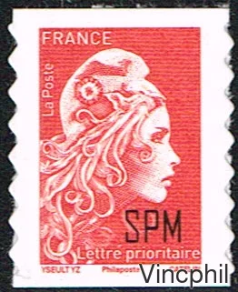 1298 **2022 ** Marianne surchargée SPM