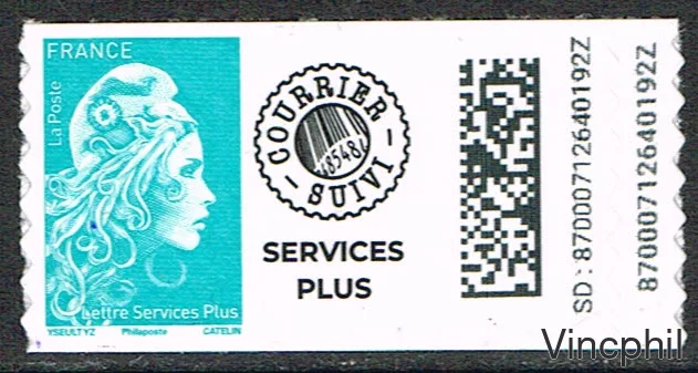 n° 2226 a Timbres Service plus de carnet adhésif