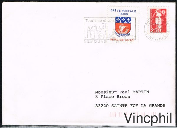 Grève des Postes à Paris 1993