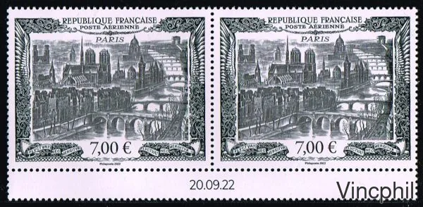 PA  93A ** 1000 FF PA 29  de l'affiche Paire datée