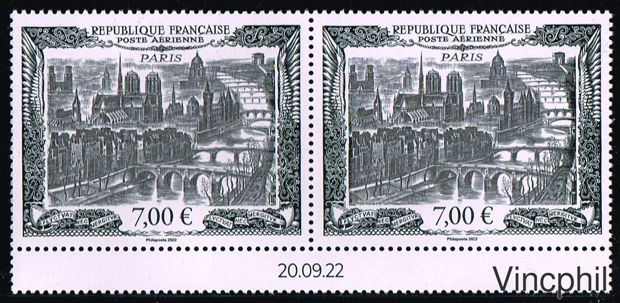 PA 93A ** 1000 FF PA 29 de l'affiche Paire datée
