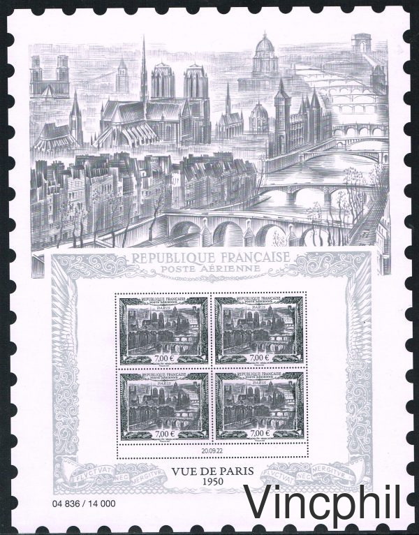 PA 93A **Affiche 1000 FF Paris