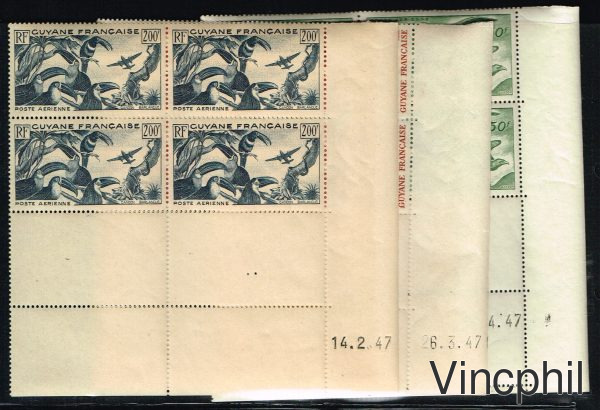 PA 35/37 ** Faune  Coins datés