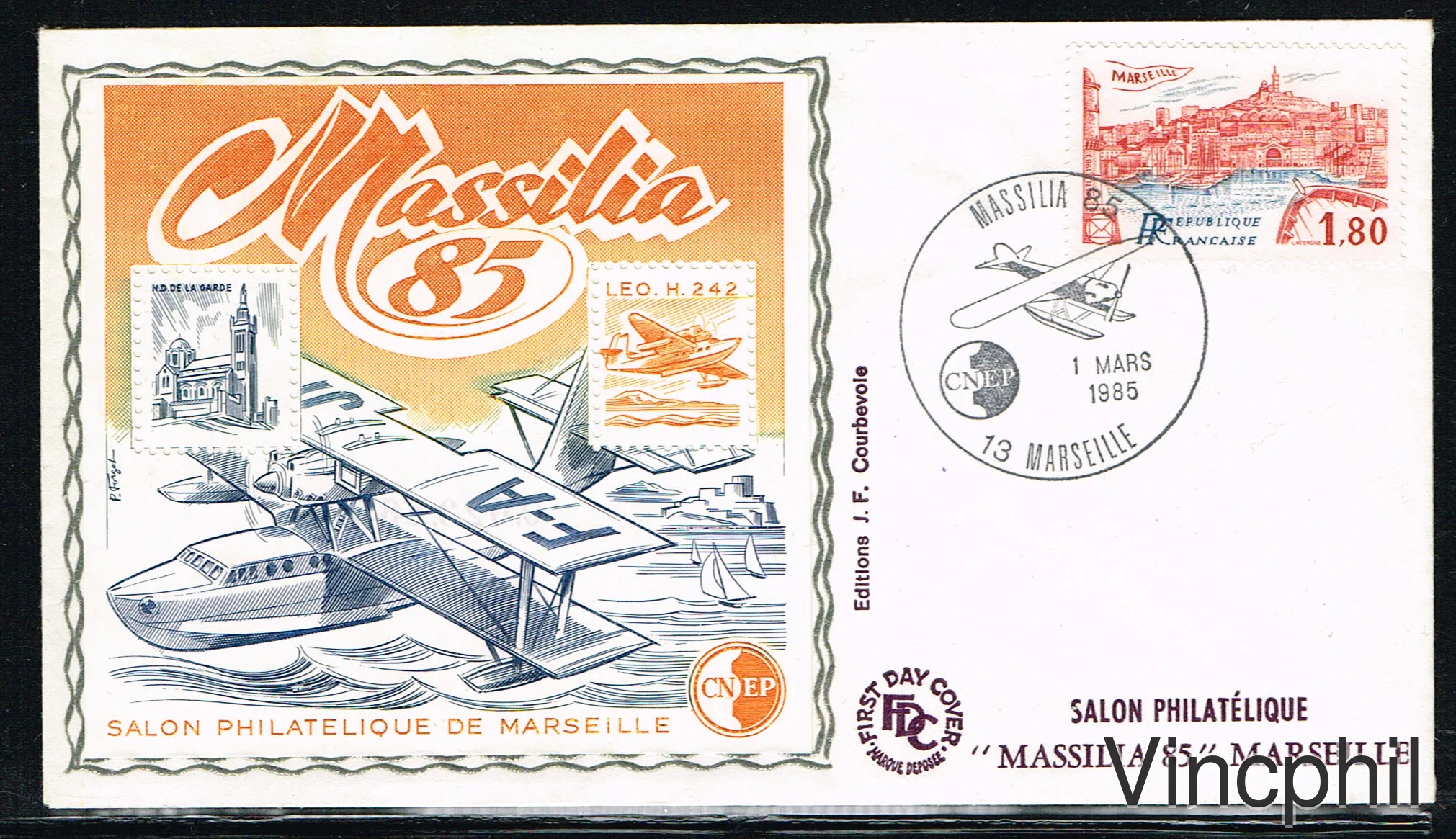 6 c ** MASSILIA 85 F.D.C.