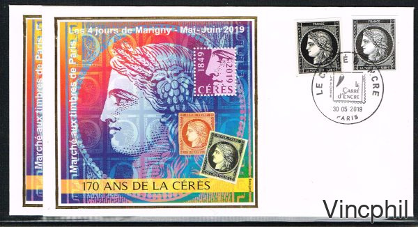 MT 31 ** CERES 1849/2019 FDC Dentelé et non dentelé