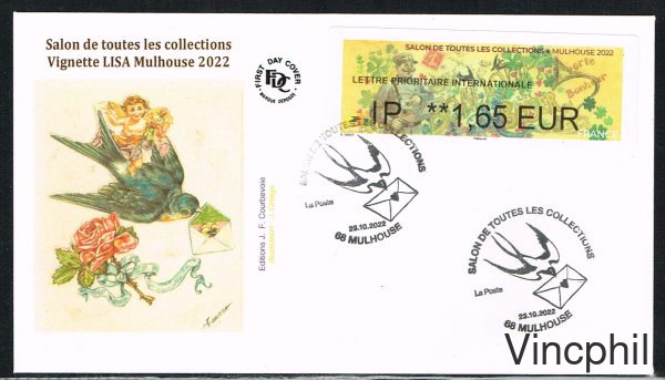 10/2022 MULHOUSE BROTHER FDC LETTRE VERTE 1.16