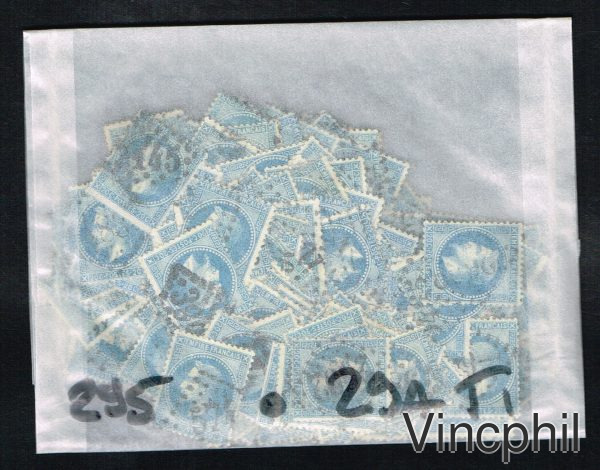 29A Oblitérés type  I pour gros et petits chiffres 295 exemplaires qualité convenable