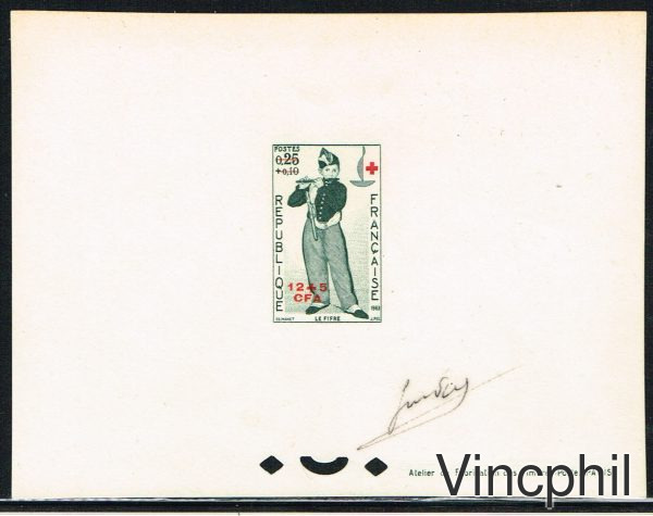 358 ** Réunion Epreuve luxe signée du graveur