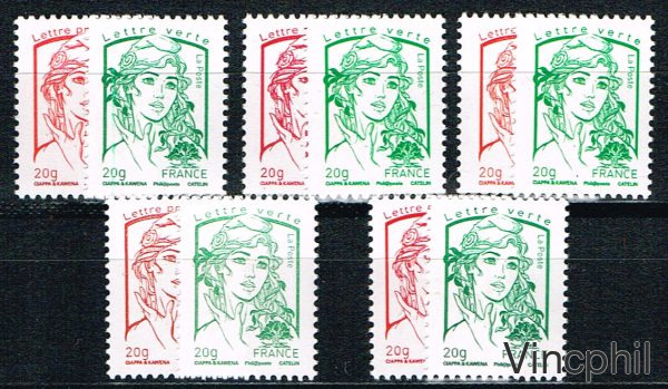 4767 et 4774 **  procédés d'impression Taille douce, Héliogravure, Offset, Typographie et Sérigraphie