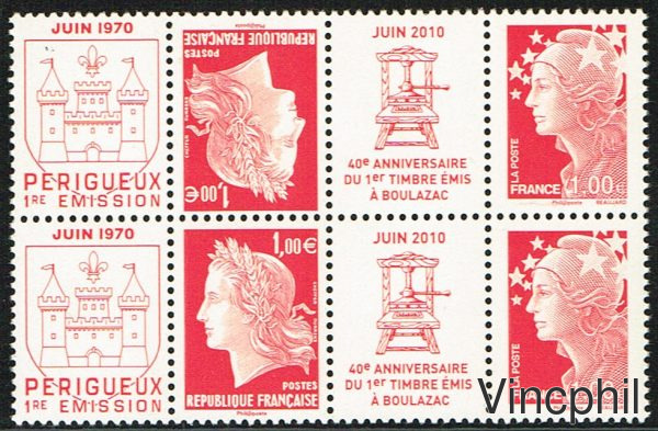4459 a ** Tête bêche