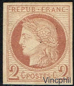 Colonies Générales n° 15 * 2 c Cérès Signé Calves
