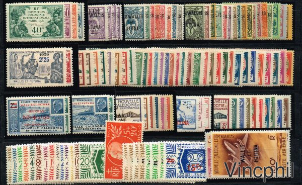 WALLIS ET FUTUNA ** n° 1/29 43/70 77/91 125/155  PA 12/13 **