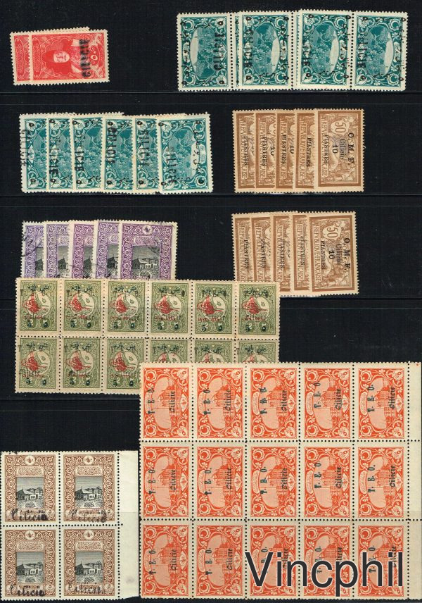 CILICIE ** (sauf le n° 51 oblitérés) cote 1840.00 euros
