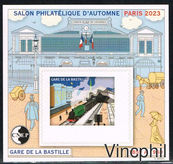 CNEP 93 ** Gare de la Bastille Non dentelé