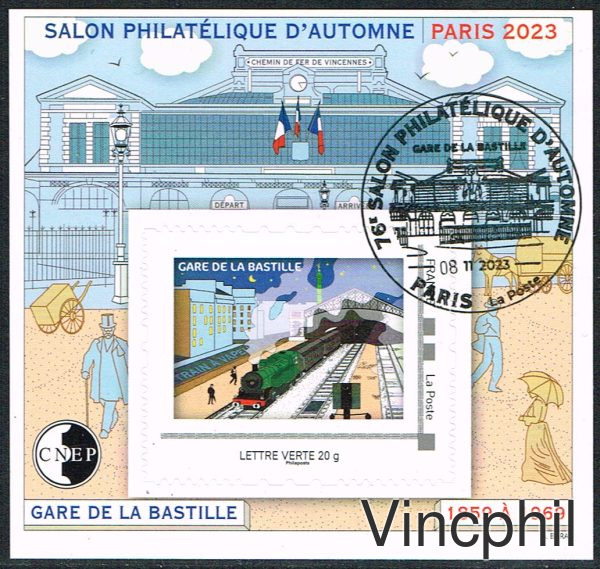 CNEP 93 ** Gare de la Bastille Oblitéré