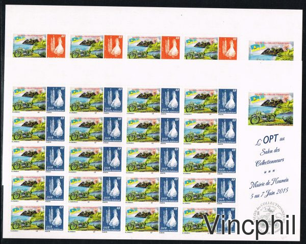 1237A/1237B ** Feuille Personnalisées Salon des Collectionneurs