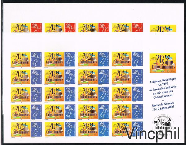 1367/1368 ** Feuilles Personnalisées Salon des Collectionneurs
