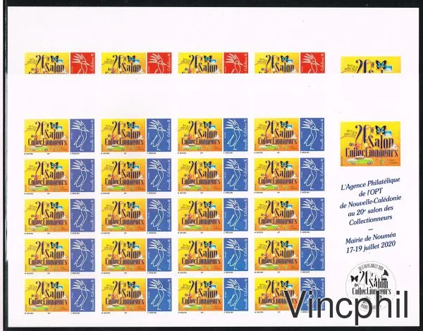 1367/1368 ** Feuilles Personnalisées Salon des Collectionneurs