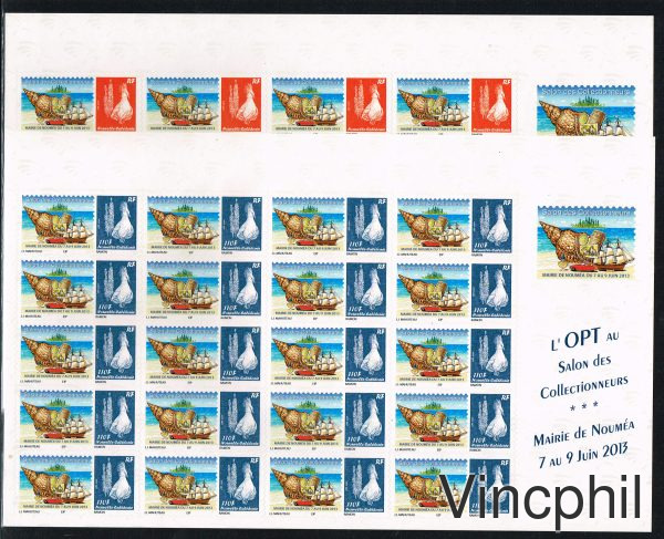 1174A/1174B ** Feuilles Personnalisées Salon des Collectionneurs