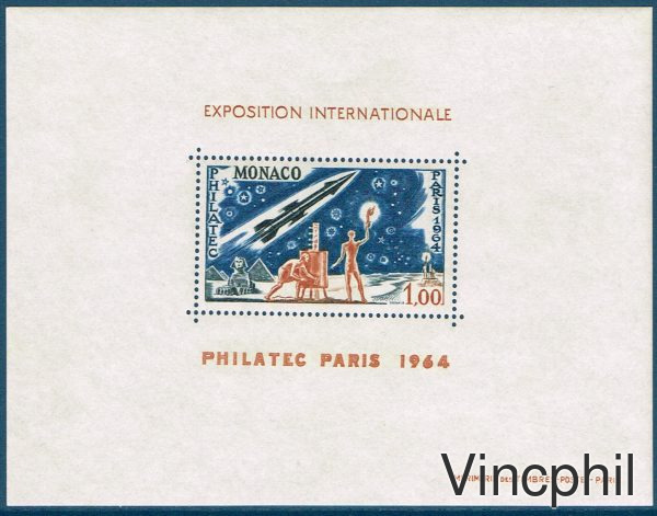 n° 5 ** Bloc spécial gommé PHILATEC 64