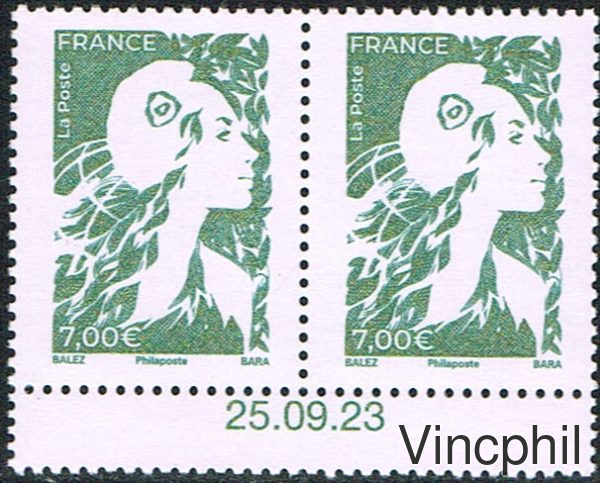 Marianne de l'Avenir de l'affiche Paire datée