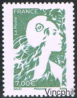 Timbre de l'affiche Marianne de l'Avenir **