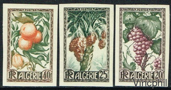 ALGERIE n° 279/281 ** Non dentelés