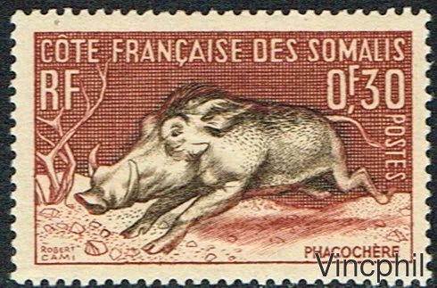 COTE DES SOMALIS ** Pays complet poste n° 287/328, PA n° 26/55.