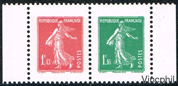 5607/5610 ** Timbres du carnet à composition variable