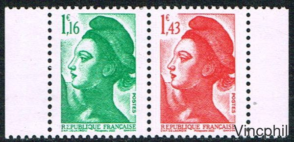 5635/5638 ** Liberté de Gandon du carnet