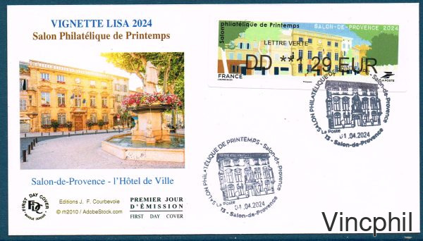04/2024 SALON DE PROVENCE 1 val. Sur FDC