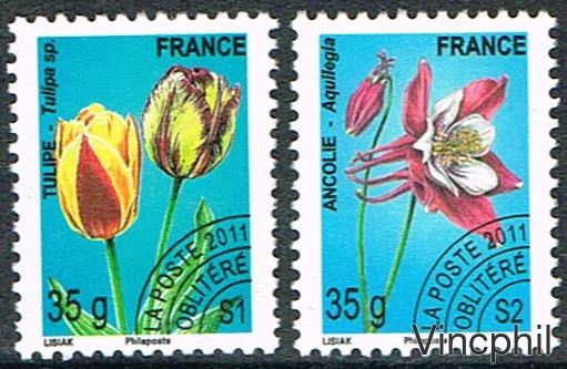 Préoblitérés n° 259A/260A ** avec légende Phil(a)poste