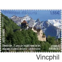 AND ESP 490 ** Andorre Liechenstein