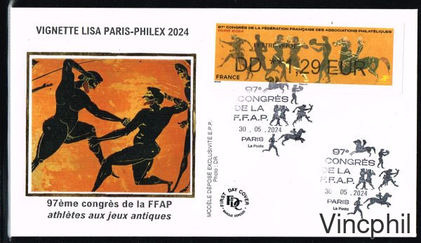 05/2024 CONGRES FFAP  1 val.    Sur FDC