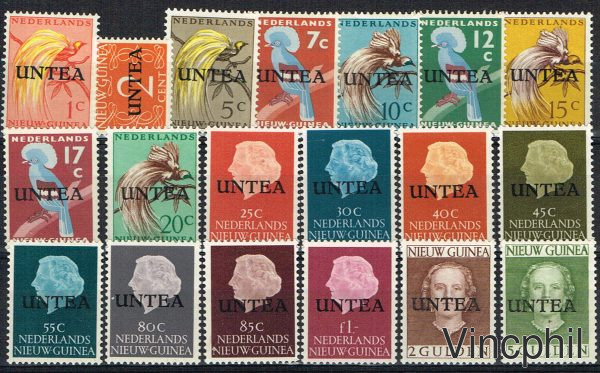 Mission de l'ONU en Papouasie Nouvelle-Guinée n° 1/19 ** surcharge UNTEA