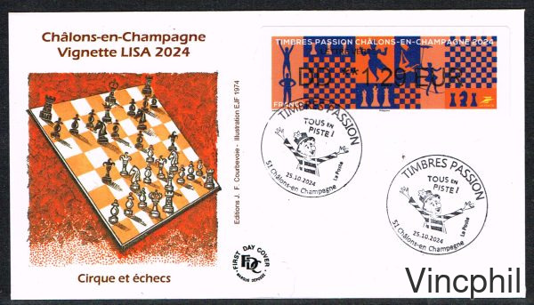 10/2024 CHALONS 1 val. Sur FDC