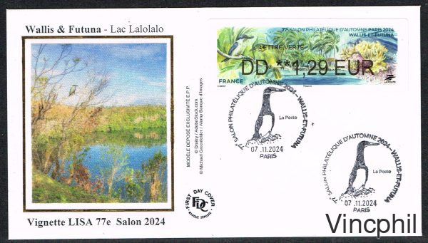 11/2024 WALLIS ET FUTUNA 1 val.    Sur FDC