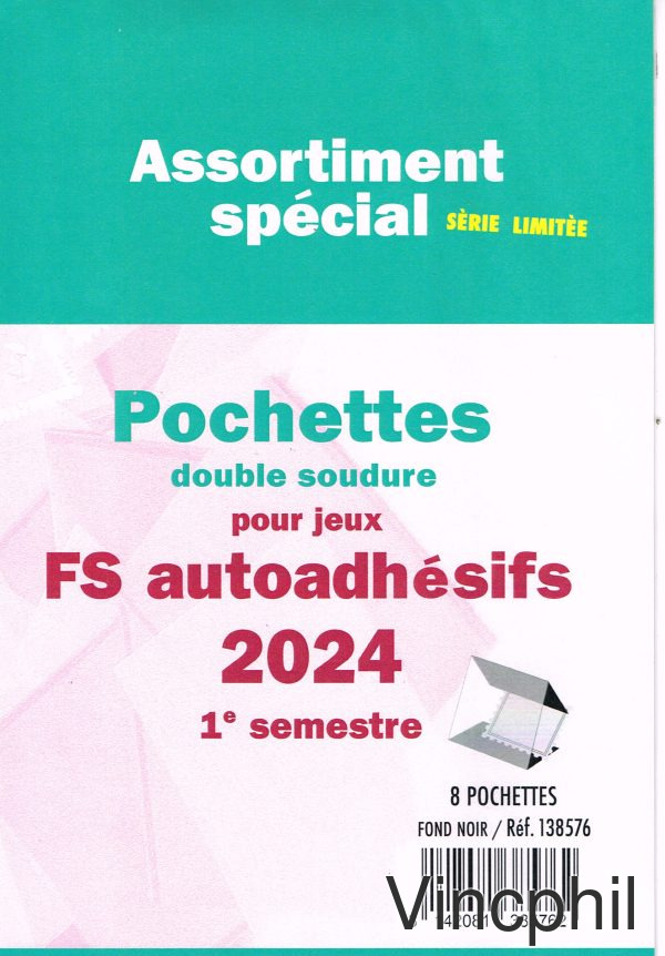 FRANCE YVERT  FS POCHETTES AUTOADHESIFS 2024/1