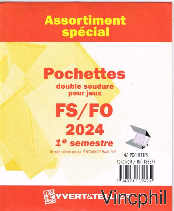 FRANCE YVERT  FO POCHETTES  2024/1