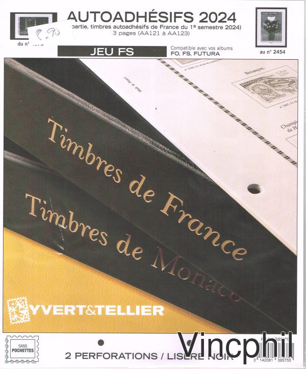 FRANCE YVERT  FS  AUTOADHESIFS 2024/1