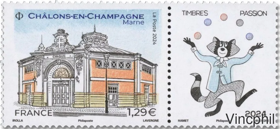 5819 ** Timbres Passion Châlons