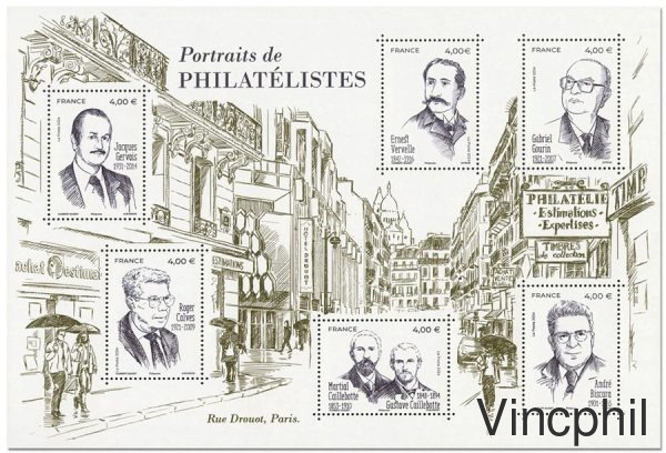 F 5828 ** Philatélistes Célèbres