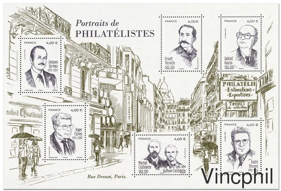 F 5828 ** Philatélistes Célèbres