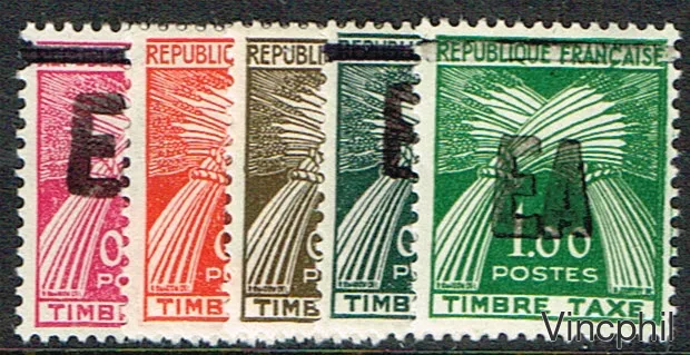 TAXE 49/53 ** Timbres de France surchargés EA