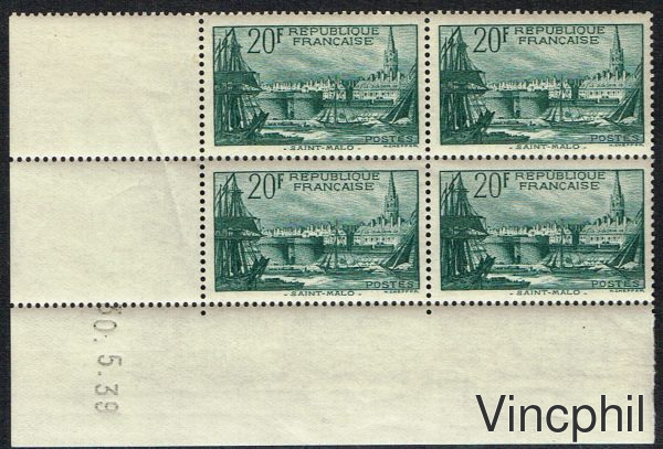 394 ** Coin daté 10 05 1938